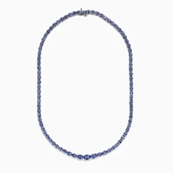 Necklaces & Pendants|BH Multi Nahla Siri Sterling Silver Tanzanite Necklace, 27.69 TCW