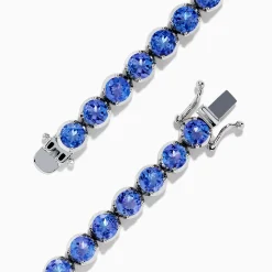 Bracelets|Effy Jewelry Nahla Siri Sterling Silver Tanzanite Tennis Bracelet