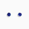 Earrings|Effy Jewelry Nahla Siri Sterling Silver Tanzanite Stud Earrings