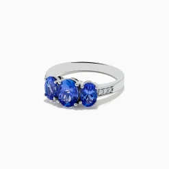 Rings|Effy Jewelry Nahla Siri Sterling Silver Diamond and Tanzanite Ring