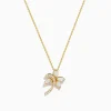 Necklaces & Pendants|Effy Jewelry Nature 14K Yellow Gold Opal and Diamond Palm Tree Pendant