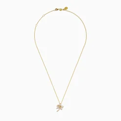 Necklaces & Pendants|Effy Jewelry Nature 14K Yellow Gold Opal and Diamond Palm Tree Pendant