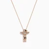 Necklaces & Pendants|BH Multi Novelty 14K Gold Diamond and White Sapphire Totem Pendant, 0.28 TCW