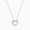 Necklaces & Pendants|Effy Jewelry Novelty 14K Rose Gold Diamond Heart Pendant