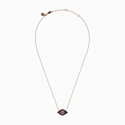 Necklaces & Pendants|Effy Jewelry Novelty 14K Rose Gold Multi Sapphire u0026 Diamond Evil Eye Necklace