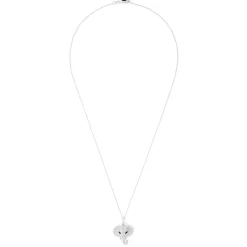 Necklaces & Pendants|Effy Jewelry Novelty 14K White Gold Diamond Elephant Pendant, 0.73 TCW