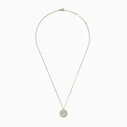 Necklaces & Pendants|Effy Jewelry Novelty 14k Yellow Gold Diamond Compass Pendant