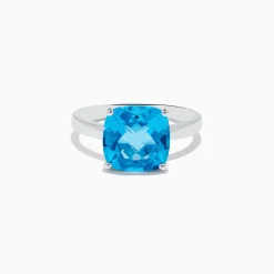 Rings|Effy Jewelry Ocean Bleu 14K White Gold Blue Topaz Ring