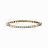 Bracelets|Effy Jewelry Pave Classica 14K Two-Tone Gold Diamond Tennis Bracelet 0.51 TCW