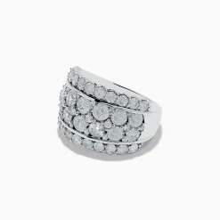 Rings|Effy Jewelry Pave Classica 14K White Gold Diamond Statement Ring 4.84 TCW