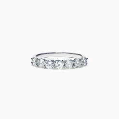 Rings|Effy Jewelry Pave Classica 14K White Gold Diamond Band 1.03 TCW