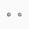 Earrings|Effy Jewelry Pave Classica 14K White Gold Diamond Solitaire Earrings 0.90 TCW