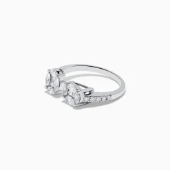 Rings|Effy Jewelry Pave Classica 14K White Gold Open Shank Diamond Ring