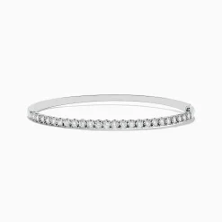 Bracelets|BH Multi Pave Classica 14K White Gold Diamond Bangle 0.98 TCW