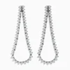 Earrings|Effy Jewelry Pave Classica 14K White Gold Diamond Drop Statement Earrings 3.53 TCW