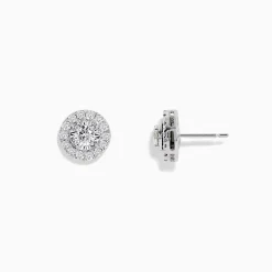 Earrings|BH Multi Pave Classica 14K White Gold Diamond Stud Earrings