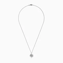 Necklaces & Pendants|Effy Jewelry Pave Classica 14K White Gold Diamond Star Pendant, 0.26 TCW