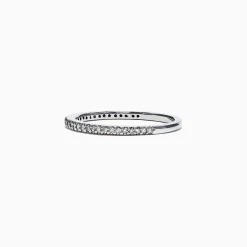 Rings|Effy Jewelry Pave Classica 14K White Gold Diamond Band Set, 0.36 TCW