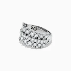 Rings|BH Multi Pave Classica 14K White Gold Diamond Ring, 1.88 TCW