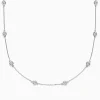 Necklaces & Pendants|BH Multi Pave Classica 14K White Gold Diamond Station Necklace, 1.50 TCW