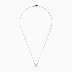 Necklaces & Pendants|Effy Jewelry Pave Classica 14K White Gold Diamond Pendant