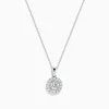 Necklaces & Pendants|BH Multi Pave Classica 14K White Gold Diamond Pendant