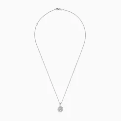 Necklaces & Pendants|BH Multi Pave Classica 14K White Gold Diamond Pendant