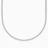 Necklaces & Pendants|Effy Jewelry Pave Classica 14K White Gold Diamond Tennis Necklace 6.81 TCW