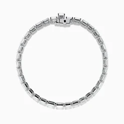 Bracelets|Effy Jewelry Platinum Emerald Cut 14.47 Ct. Diamond Tennis Bracelet
