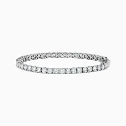 Bracelets|Effy Jewelry Reverie 14K White Gold 7 Carat Lab Grown Diamond Tennis Bracelet