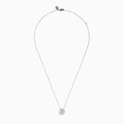 Necklaces & Pendants|Effy Jewelry Reverie 14K White Gold Lab Grown Diamond Pendant