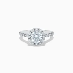 Rings|Effy Jewelry Reverie 14K White Gold Lab Grown Diamond Ring and Band Set