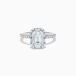 Rings|Effy Jewelry Reverie 14K White Gold Lab Grown Diamond Ring and Band Set
