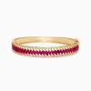 Bracelets|Effy Jewelry Ruby Royale 14K Yellow Gold Marquise Cut Ruby and Diamond Bangle, 6.25 TCW