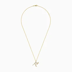 Necklaces & Pendants|BH Multi Safari 14K Yellow Gold Diamond Kangaroo Pendant, 0.22 TCW