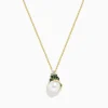 Necklaces & Pendants|BH Multi Safari 14K Yellow Gold Tsavorite, Diamond and Pearl Frog Pendant