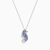 Necklaces & Pendants|Effy Jewelry Seaside 925 Sterling Silver Tanzanite and Diamond Seahorse Pendant