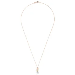 Necklaces & Pendants|Effy Jewelry Seaside 14K Tri Color Gold Diamond Starfish Trio Pendant, 0.23 TCW