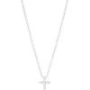 Necklaces & Pendants|Effy Jewelry Seaside 14K White Gold Diamond Anchor Pendant, 0.09 TCW