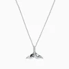 Necklaces & Pendants|Effy Jewelry Seaside 14K White Gold Diamond Whale's Tail Pendant, 0.05 TCW
