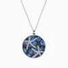 Necklaces & Pendants|Effy Jewelry Seaside 14K White Gold Sapphire u0026 Diamond Starfish Pendant, 5.74 TCW