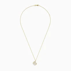 Necklaces & Pendants|Effy Jewelry Seaside 14K Yellow Gold Fresh Water Pearl and Diamond Crab Pendant