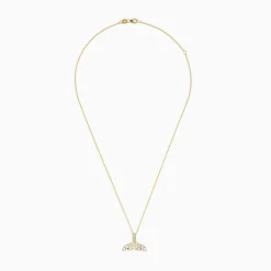 Necklaces & Pendants|Effy Jewelry Seaside 14K Yellow Gold Fresh Water Pearl u0026 Diamond Tale Pendant