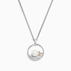 Necklaces & Pendants|BH MULTI Seaside Silver Cultured Fresh Water Pearl Whale's Tail Pendant