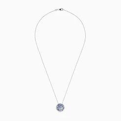Necklaces & Pendants|BH Multi Seaside Sterling Silver Tanzanite and Diamond Starfish Pendant