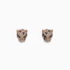 Earrings|Effy Jewelry Signature 14K Rose Gold Diamond and Tsavorite Stud Earrings, 0.49 TCW