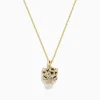 Necklaces & Pendants|BH Multi Signature 14K Yellow Gold Black and White Diamond Panther Pendant