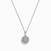 Necklaces & Pendants|Effy Jewelry Sterling Silver Diamond Cluster Pendant