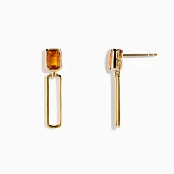 Earrings|BH Multi Sunset 14K Yellow Gold Citrine Drop Earrings