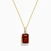Necklaces & Pendants|BH Multi Sunset 14K Yellow Gold Citrine and Diamond Pendant, 7.45 TCW